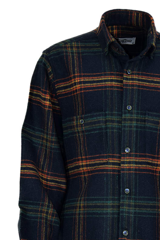 Lacivert Yeşil Kareli Oduncu Gömlek Lacivert Yeşil Kareli Oduncu Gömlek
