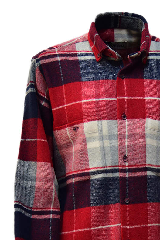 Kırmızı Lacivert Kareli Oduncu Gömlek Kırmızı Lacivert Kareli Oduncu Gömlek