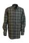 Yeşil Lacivert Ekose Gömlek