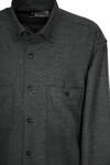 Star Anthracite Colour Classic Cut Winter Cotton Men's Shirt - 2