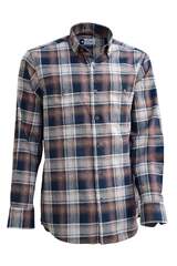 Krem Lacivert Kiremit Ekose