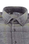 Grey Tones Plaid Lumberjack Shirt - 1