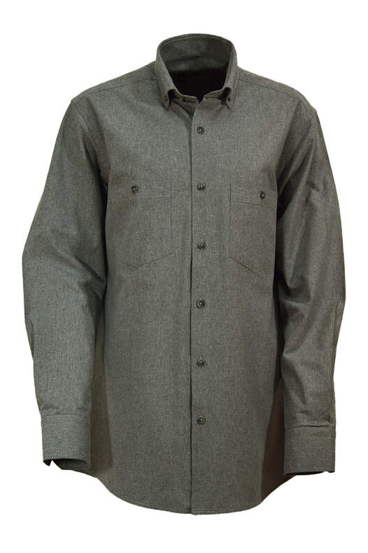 Grey Cotton Winter Shirt
