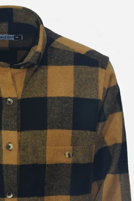 Mustard Checked Lumberjack Shirt