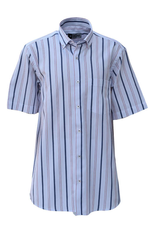 Beyaz Zemine Lacivert Kırmızı Çizgili Beyaz Zemine Lacivert Kırmızı Çizgili