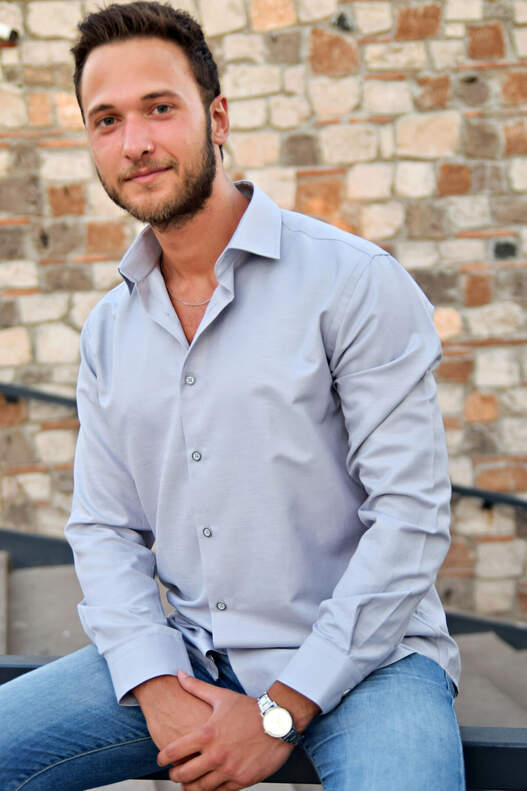 Grey Slim Fit Men's Shirt