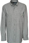 Beige Check Winter Cotton Shirt - 1