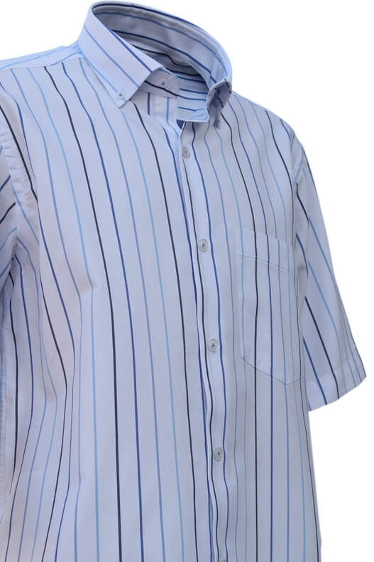 Beyaz Üzeri Lacivert ve Açık Koyu Mavi Çizgili Beyaz Üzeri Lacivert ve Açık Koyu Mavi Çizgili