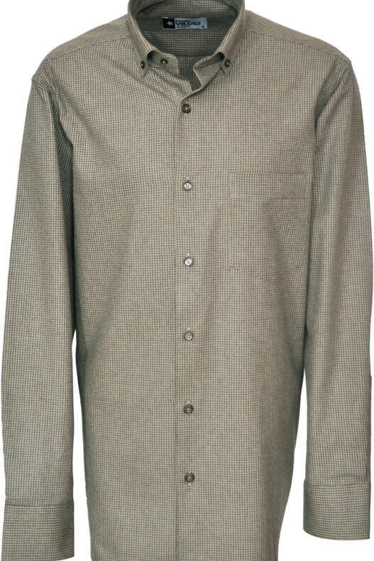 Brown Gingham Winter Cotton Shirt