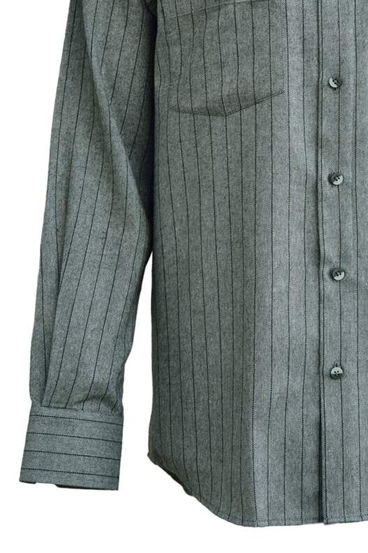 Yeşil Üzerine Koyu Yeşil Çizgili Kışlık Pamuklu