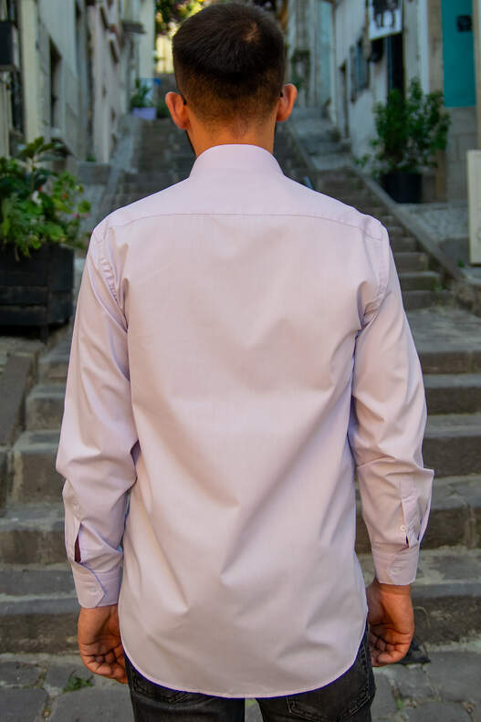 Lilac Terikoton Long Sleeve Shirt