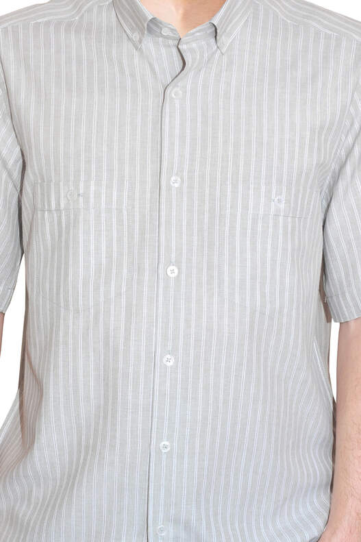 Yıldız Light Green Short Sleeve Men's Shirt