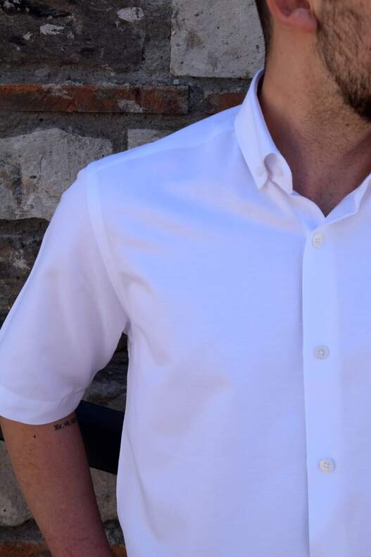 YILDIZ White Short Sleeve Shirt
