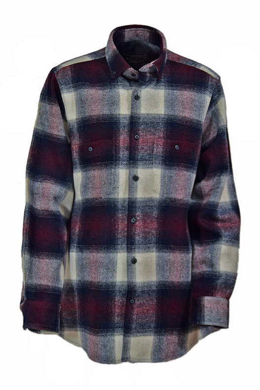 Mürdüm Lacivert Ekose Oduncu Gömlek Mürdüm Lacivert Ekose Oduncu Gömlek