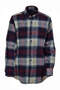 Mürdüm Lacivert Ekose Oduncu Gömlek